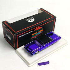 Modellino pressofuso 1:64 1960 Cadillac Coupe De Ville - dettagliato da collezione