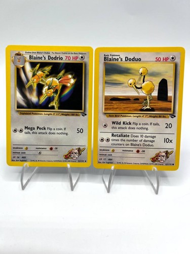 Carte pokemon blaine dodrio - carte,