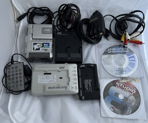 Pacchetto videocamera jvc - videocamera,