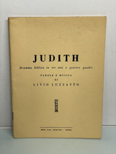 JUDITH DRAMMA BIBLICO IN TRE