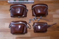 4x AGFA borse in pelle per