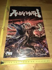 OLD VINTAGE POSTER 43X30 STREET FIGHTER X TEKKEN & ASURA'S WRATH PLAYSTATION