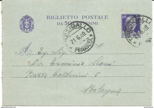 Tresigallo 1940 - tresigallo, 21.6.1940