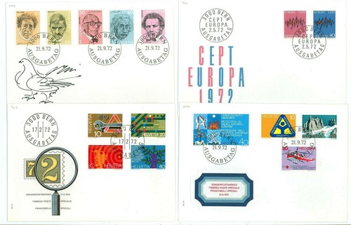 Svizzera j71 fdc - svizzera, 1972