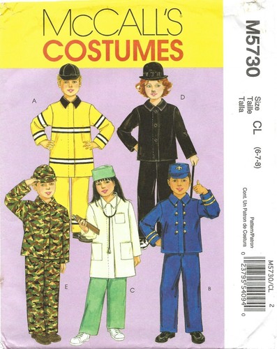 Costume mccall m5730 - costume,