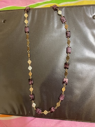 Collana metallo ovale - in,