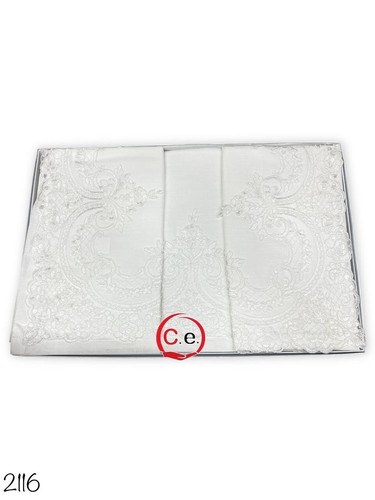 Completo letto lino con - completo, in