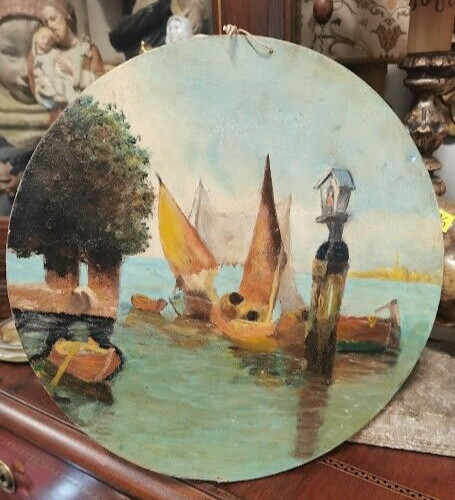 Quadro olio scorcio venezia - quadro,