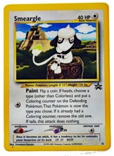 Carta Pokemon Smeargle #32 Black Star Promo WOTC quasi nuova con spedizione eBay