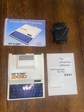 HOME COMPUTER SINCLAIR ZX80 - Funzionante - INC. LIBRO PROGRAMMAZIONE ORIGINALE