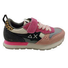 scarpa da bambina Sun68 sneakers bimba 31 33 34 con strappo e laccio colorate