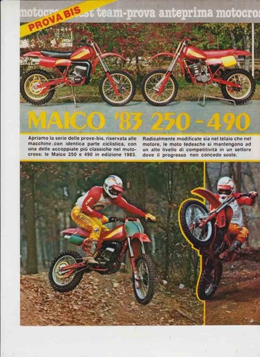 Advertising test moto maico - test,