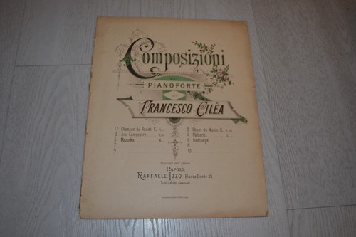 Francesco cilea chanson - -, de