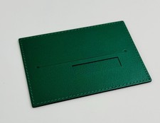 Rolex Porta Garanzia Wallet Card Leather Green 4119200.05