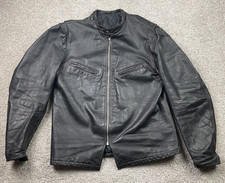 Giacca pelle moto nera Schott
