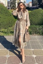 ZARA NEW WOMAN MIDI CHECK