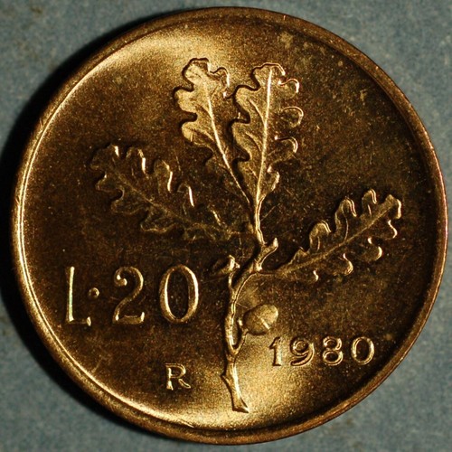 Italy lire 1980 - italy, km# 97