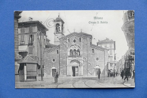 Cartolina milano chiesa s - cartolina,