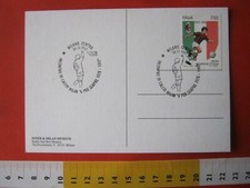 A.13 ITALIA ANNULLO CANCEL 1997 MILANO MILAN CALCIO FOOTBALL BARESI MAGLIA N. 6