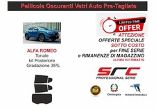 PELLICOLE OSCURANTI VETRI AUTO Alfa ROMEO TONALE kit post 35%  SRC OFFERTA