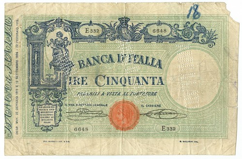 Lire falso epoca - falso, d'epoca