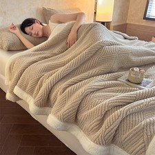 Coperta Jacquard Solida Calda