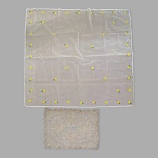 Grande Velo In Voile con fiori