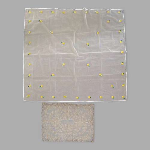 Grande velo voile con fiori - grande,