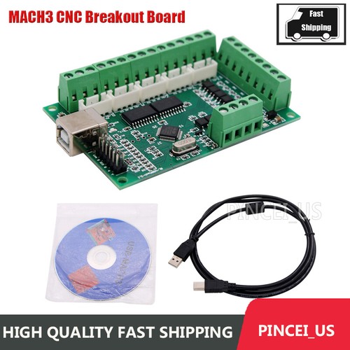 Mach3 cnc breakout board usb - breakout,
