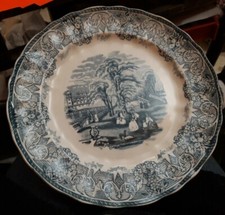 PIATTO Ceramica Soc.Cer. RICHARD LANDSAE Stile Inglese '800