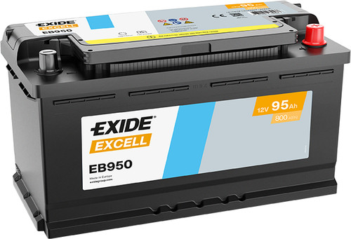 Batteria per auto exide eb950 - batteria,