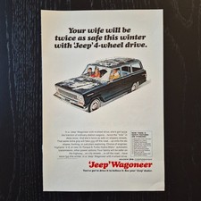 1966 #2 Jeep Wagoneer - Original AD Advertising Pubblicità Vintage