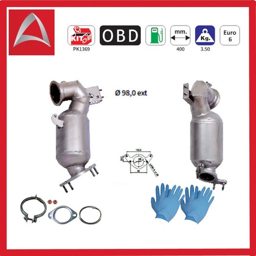 Catalizzatore per opel - catalizzatore,