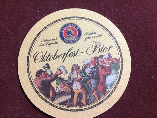 Sottobicchiere birra paulaner - birra:,