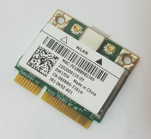 Mini pcie dw1504 086rr6 - wi-fi,
