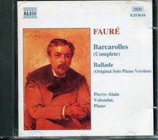 FAURé - BARCAROLLES, BALLADE