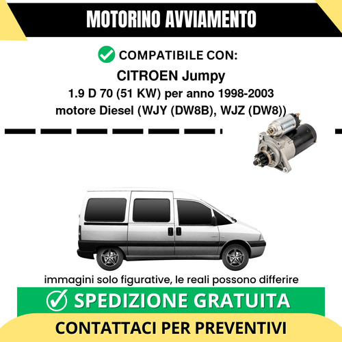 Motorino avviamento citroen - avviamento,