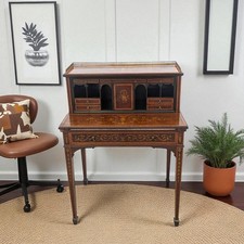 Scrittoio in legno stile Impero – mobile antico, XIX secolo