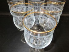 Calici acqua vintage piedi