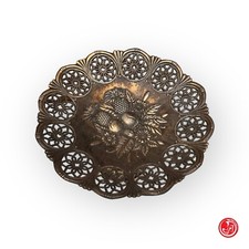 Alzatina in metallo stile art decò