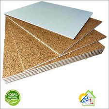 20 Pannelli x mq. 1,20 sughero cartongesso 2 cm isolante pareti fredde umide.   