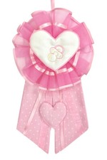 Fiocco Nascita Rosa Cuore