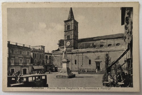 Cartolina palestrina piazza - cartolina,
