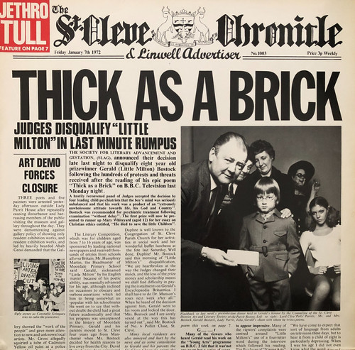 Jethro tull thick - –, as