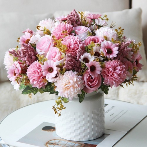 Bouquet fiori seta - bouquet, in