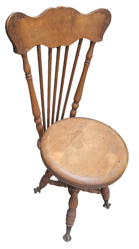 Antico sgabello pianoforte - antico,