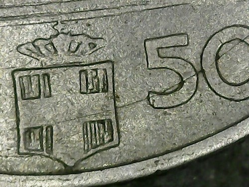 Centesimi 1939 errore - 50,