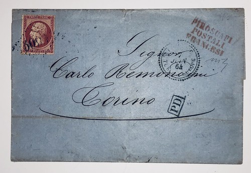 Francia cent 1864 salonicco - 1864,