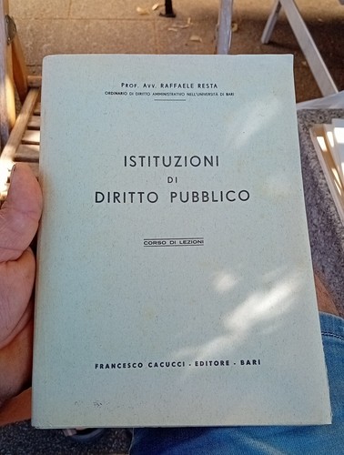 Raffaele resta istituzioni - resta, di