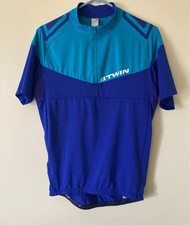 Nuova senza etichette - Maglia ciclismo uomo DECATHLON BTWIN MTB 500 1/2 zip - Taglia S
